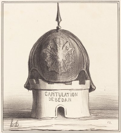 La coronación de su edificio de Honoré Daumier
