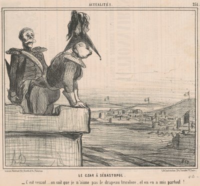 El zar en Sebastopol de Honoré Daumier