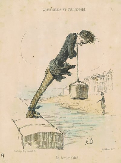 ¡El último baño! de Honoré Daumier