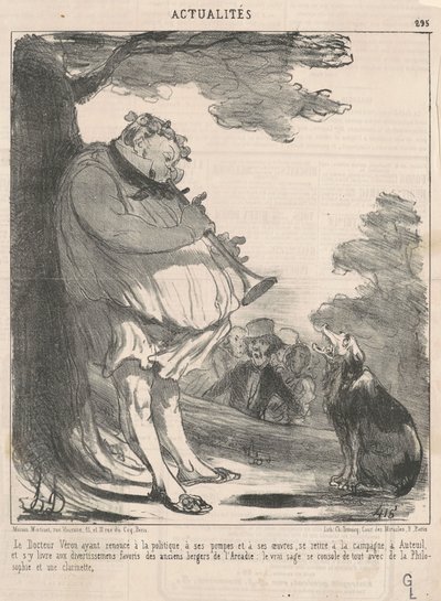 El doctor Véron... en Auteuil... de Honoré Daumier