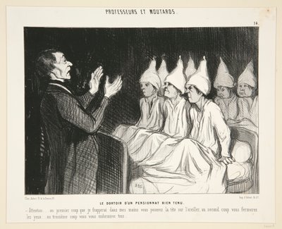 el dormitorio de de Honoré Daumier