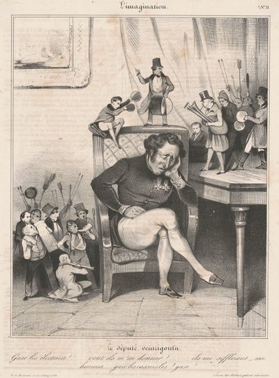 El diputado barrigón de Honoré Daumier