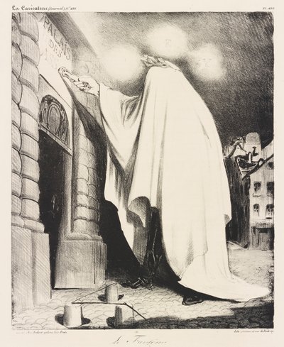 Le fant?me (El Fantasma) de Honoré Daumier