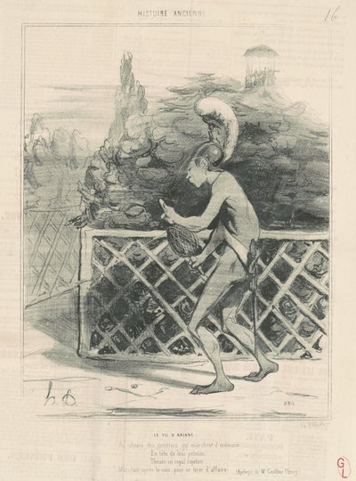 El hilo de Ariadna de Honoré Daumier