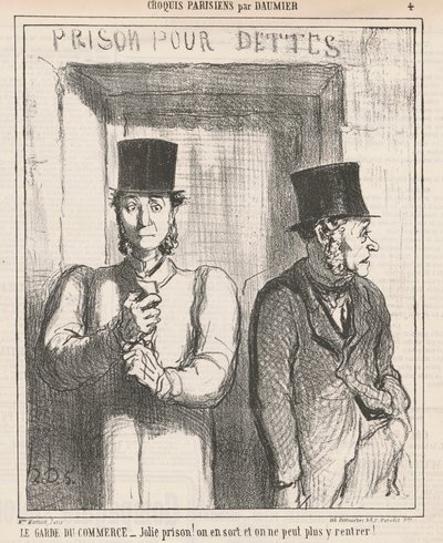 El guardia del comercio de Honoré Daumier