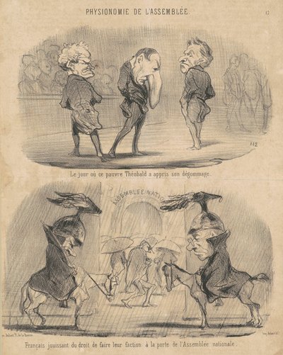 El día que... Théobald se enteró de su despido de Honoré Daumier