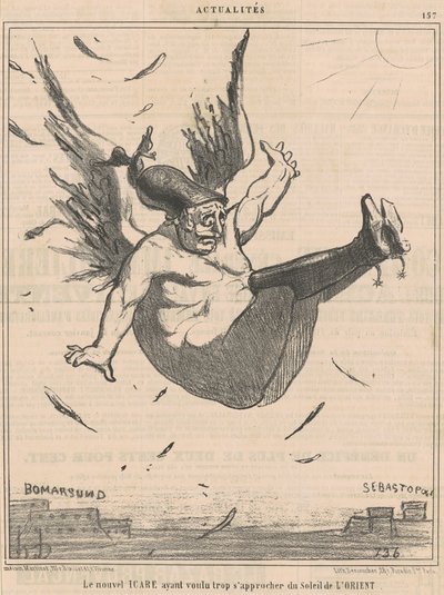 El nuevo Ícaro... de Honoré Daumier