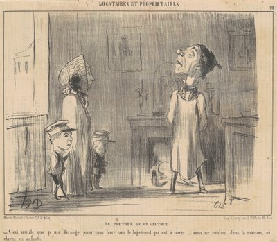 El portero del Sr. Vautour de Honoré Daumier