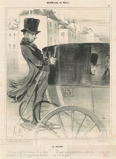 El recaudador de Honoré Daumier