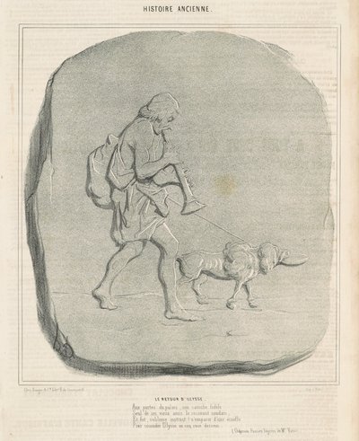 El regreso de Ulises de Honoré Daumier