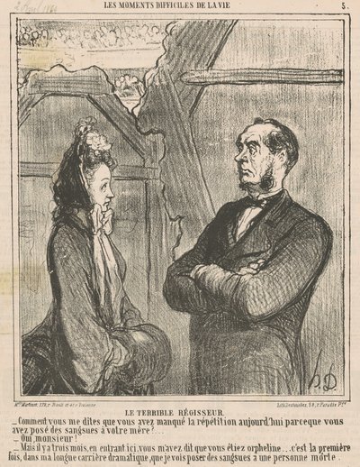 El terrible regidor de Honoré Daumier