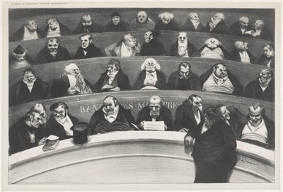 El vientre legislativo de Honoré Daumier