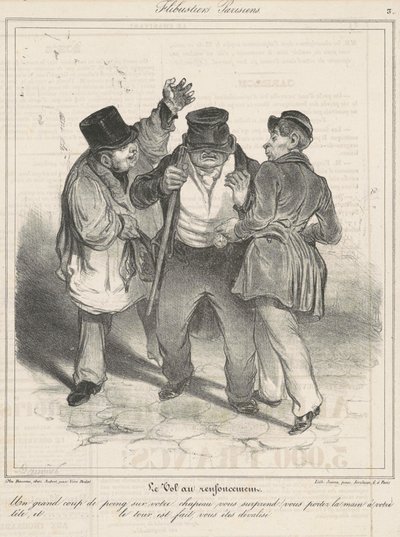 El vuelo en el rincón de Honoré Daumier