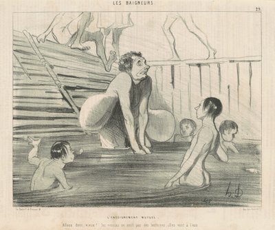 La enseñanza mutua de Honoré Daumier