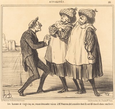Los hombres de veinticinco años... de Honoré Daumier