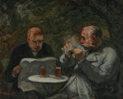 Bebedores de cerveza de Honoré Daumier