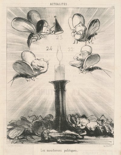 Los mosquitos políticos de Honoré Daumier