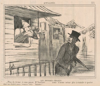 Los nuevos chalets de Honoré Daumier