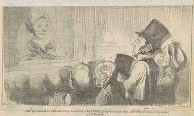 Las personas de la amable sociedad que ... de Honoré Daumier