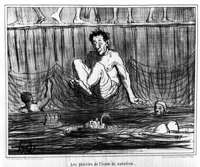Los placeres de la escuela de natación: ilustración tomada de “” Sketch d