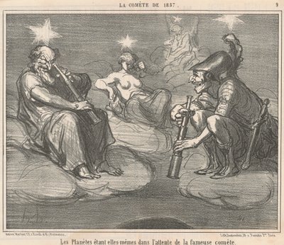 Los planetas siendo ellas mismas de Honoré Daumier