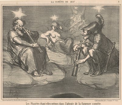 Los planetas siendo ellas mismas en ... de Honoré Daumier