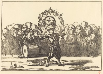 Los Saltimbanquis de Honoré Daumier