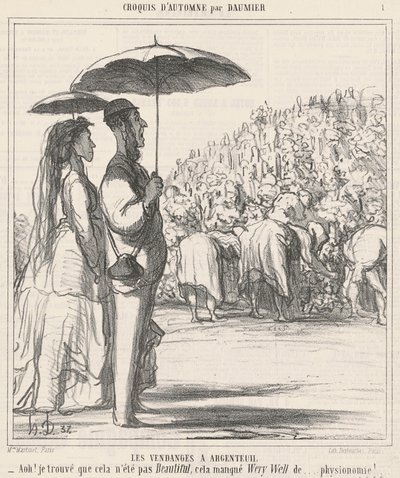 La vendimia en Argenteuil de Honoré Daumier