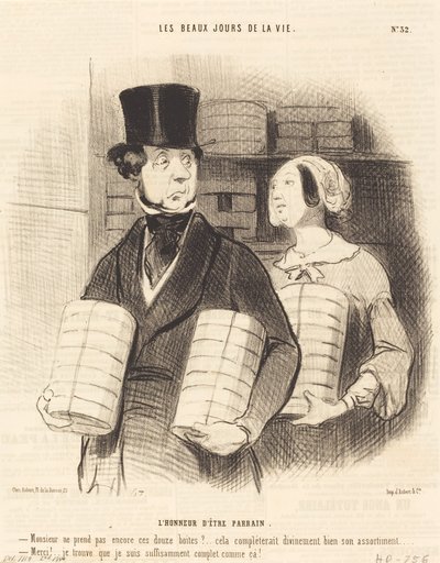 El honor de ser padrino de Honoré Daumier