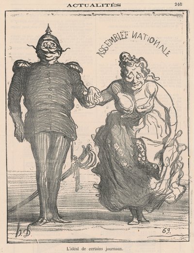 El ideal de ciertos periódicos de Honoré Daumier