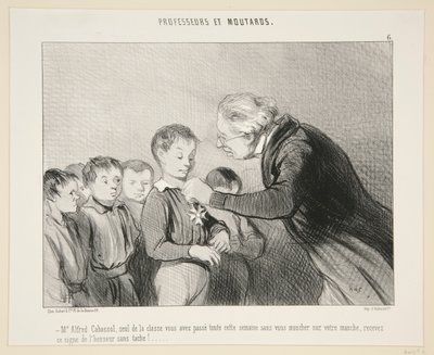 M Alfred Cabassol..recibe esta señal del de Honoré Daumier