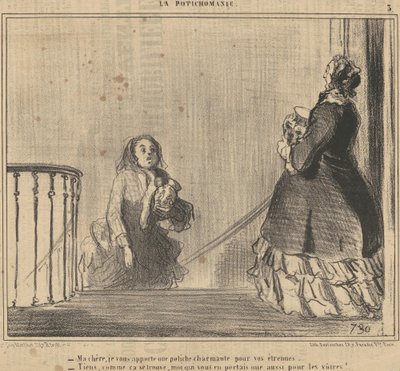 Querida, te traigo un jarrón... de Honoré Daumier