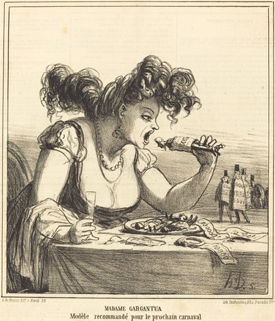 Madame Gargantua de Honoré Daumier