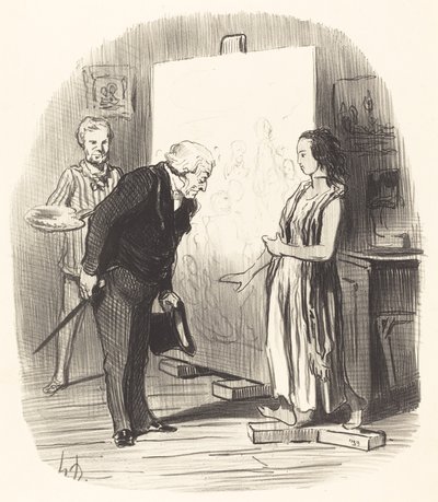 Madame, ¡tengo el honor! de Honoré Daumier