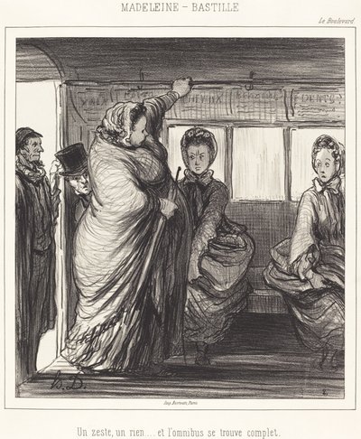 Madeleine-Bastille de Honoré Daumier