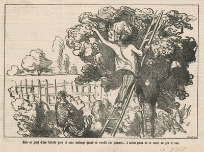 Pero se disfruta de una felicidad pura de Honoré Daumier