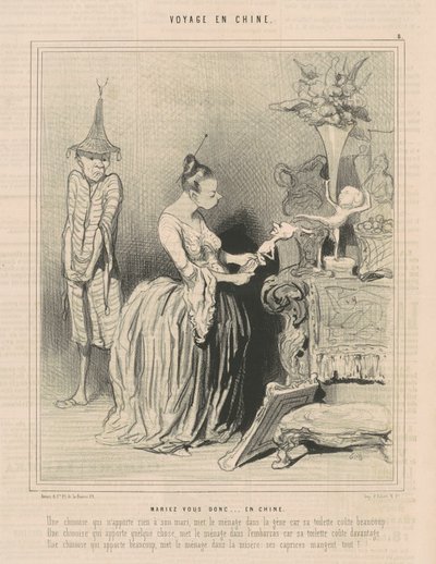Cásate entonces ... en China de Honoré Daumier