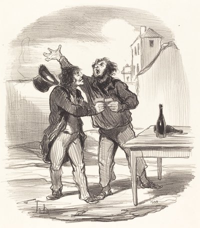 Miembro... del diez de diciembre tomando el la... de Honoré Daumier