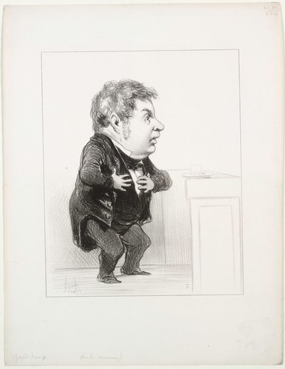 Michel Goudchaux, 1849 de Honoré Daumier