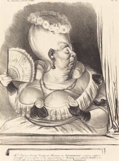 Mlle. Etienne-Goconde-Cunégonde-Bécassine de Honoré Daumier