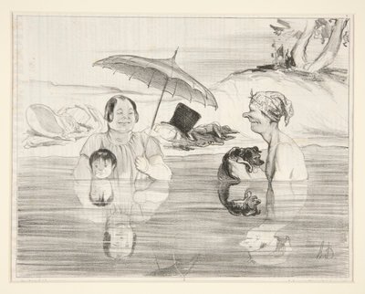 Sra. Greluche: ¡Oh, Gustave, qué de Honoré Daumier