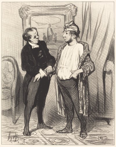 Mi querido, te aseguro que te... de Honoré Daumier