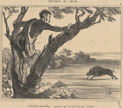 Dios mío, dios mío ... con tal ... de Honoré Daumier