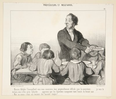 Monsieur Adolphe Chamouillard, por lo tanto, se mostrará. #10 de Maestros y Langostas de Honoré Daumier