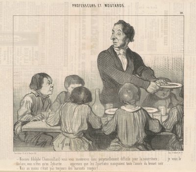 Señor Adolphe Chamouillard, ¿se mostrará entonces ... de Honoré Daumier