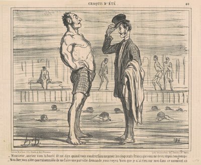Señor, ¿Tendría la bondad de decirme ... de Honoré Daumier