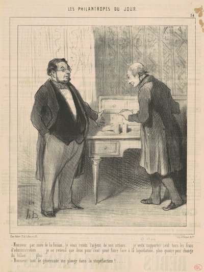 Señor como resultado de la fusión de Honoré Daumier