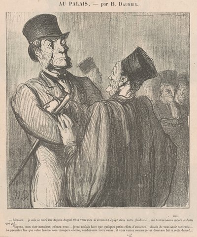 Señor... soy ese marido a expensas de quien de Honoré Daumier