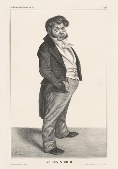 Sr. Cunin Grid...(Cunin-Gridaine) de Honoré Daumier