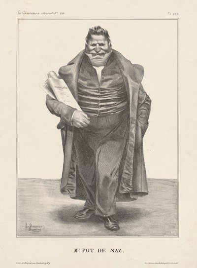Sr. Pot de Noz de Honoré Daumier